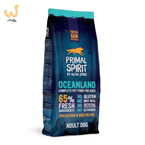 PRIMAL SPIRIT Sucha MIĘKKA karma OCEANLAND - ryba dla psów z alergią -12 kg
