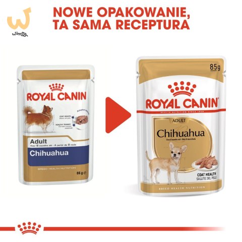 ROYAL CANIN BHN Chihuahua Adult - mokra karma dla psa dorosłego - 12x85g ROYAL CANIN BHN Chihuahua Adult - mokra karma dla psa dorosłego - 12x85g