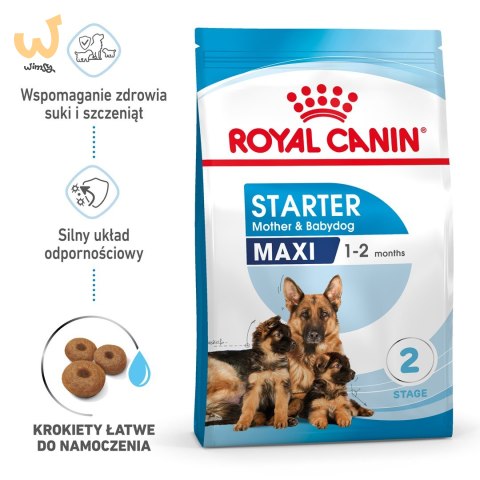 ROYAL CANIN SHN Maxi Starter Mother & Babydog - sucha karma dla psa - 4 kg ROYAL CANIN SHN Maxi Starter Mother & Babydog - sucha karma dla psa - 4 kg
