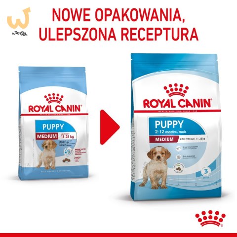 ROYAL CANIN SHN Medium Puppy - sucha karma dla szczeniąt - 4kg ROYAL CANIN SHN Medium Puppy - sucha karma dla szczeniąt - 4kg