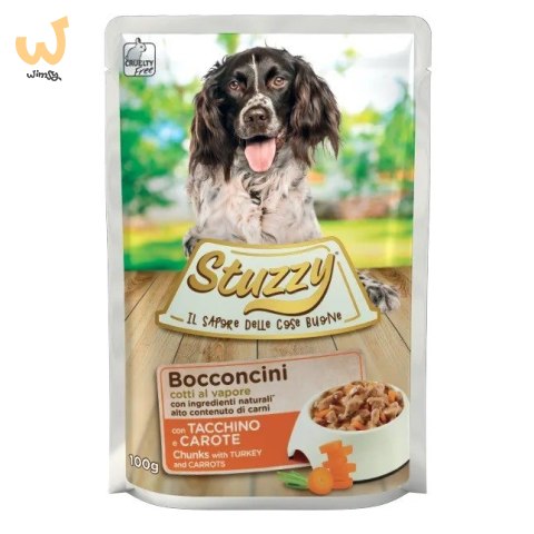 STUZZY dla psów Chunks Indyk z Marchewką 100g STUZZY dla psów Chunks Indyk z Marchewką 100g