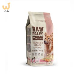 VetExpert Raw Paleo Healthy Grain Salmon&Barley Adult - Karma sucha dla psów - 10kg
