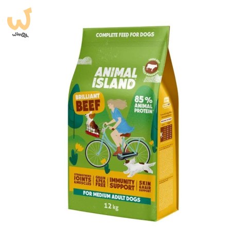 ANIMAL ISLAND Wołowina - Karma sucha dla psów - 12kg