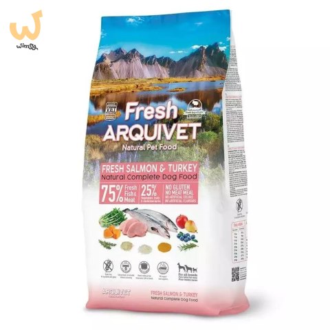 ARQUIVET FRESH - półwilgotna karma dla psa - łosoś z indykiem - 2,5kg ARQUIVET FRESH - półwilgotna karma dla psa - łosoś z indykiem - 2,5kg