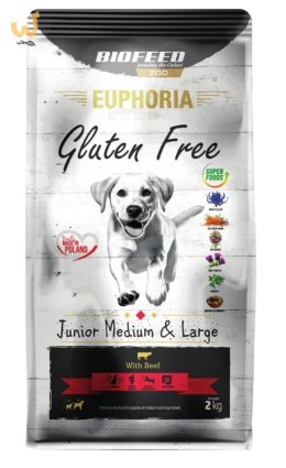BIOFEED Euphoria G-F MID&MAXI wołowina 2kg