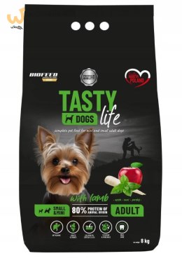 BIOFEED TASTY DOGS LIFE ADULT SMALL WITH LAMB 8KG