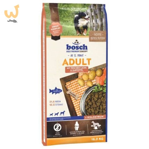 BOSCH Adult Fresh Salmon & Potato - sucha karma dla psa - 15kg BOSCH Adult Fresh Salmon & Potato - sucha karma dla psa - 15kg