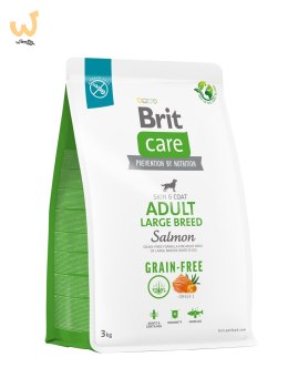 BRIT Care Grain-Free Adult Salmon Large Breed - sucha karma dla psa - 3 kg