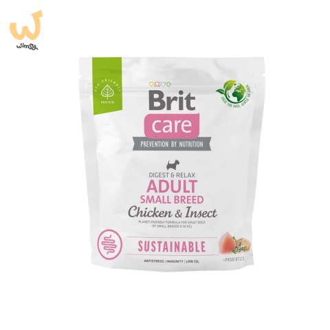 BRIT Care Sustainable Adult Small Breed Chicken & Insect - sucha karma dla psa - 1 kg BRIT Care Sustainable Adult Small Breed Chicken & Insect - sucha karma dla psa - 1 kg