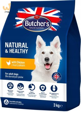 BUTCHER'S z kurczakiem 3kg - sucha karma dla psa