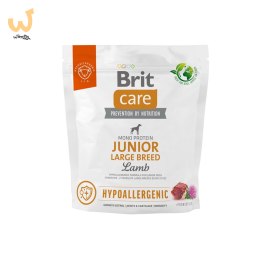 Brit Care Hypoallergenic Junior Large Breed Lamb - sucha karma dla psa - 1 kg