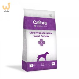 CALIBRA Veterinary Diets Ultra Hypoallergenic Insect - sucha karma dla psa - 2 kg