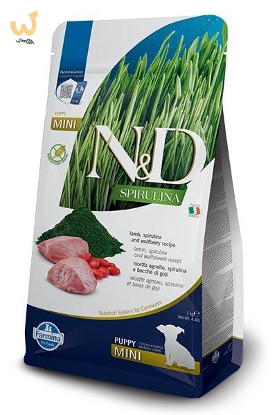 FARMINA N&D Spirulina Lamb Puppy Mini - sucha karma dla psa - 2 kg FARMINA N&D Spirulina Lamb Puppy Mini - sucha karma dla psa - 2 kg