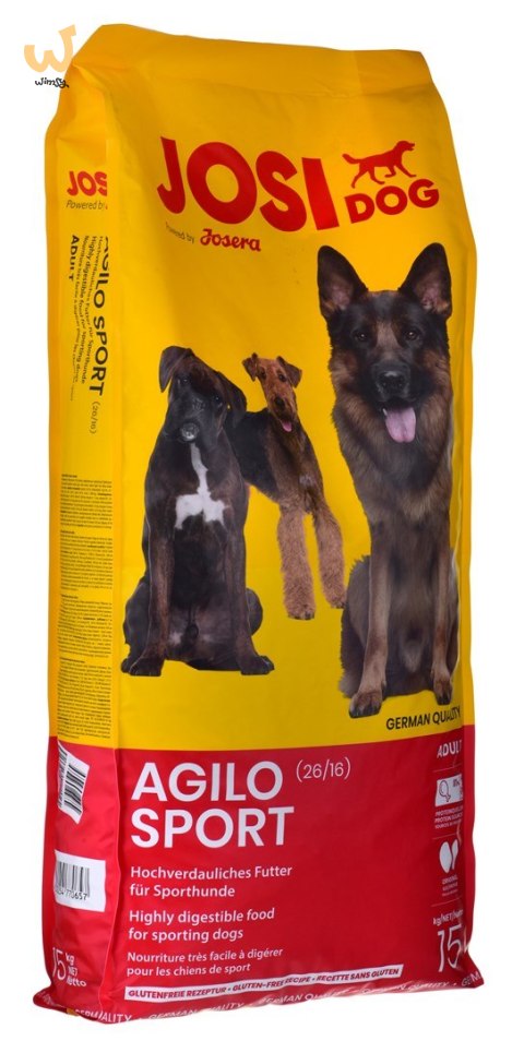 JOSERA JosiDog Agilo Sport - sucha karma dla psa - 15 kg JOSERA JosiDog Agilo Sport - sucha karma dla psa - 15 kg