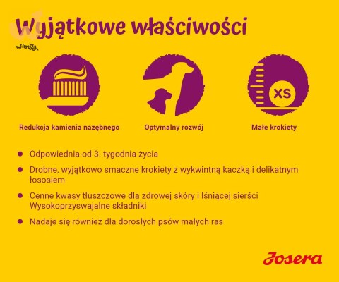 JOSERA MiniJunior - sucha karma dla szczeniąt małych ras 900 g JOSERA MiniJunior - sucha karma dla szczeniąt małych ras 900 g