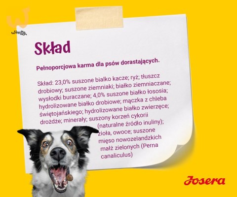 JOSERA MiniJunior - sucha karma dla szczeniąt małych ras 900 g JOSERA MiniJunior - sucha karma dla szczeniąt małych ras 900 g