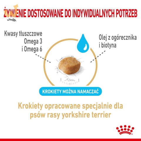 ROYAL CANIN BHN Yorkshire Ageing 8+ - sucha karma dla psa starszego - 1,5kg ROYAL CANIN BHN Yorkshire Ageing 8+ - sucha karma dla psa starszego - 1,5kg