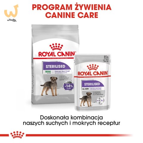 ROYAL CANIN CCN MINI STERILISED - sucha karma dla psa dorosłego - 8kg ROYAL CANIN CCN MINI STERILISED - sucha karma dla psa dorosłego - 8kg