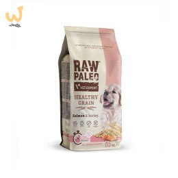 VetExpert Raw Paleo Healthy Grain Salmon&Barley Puppy - Karma sucha dla psów - 10kg