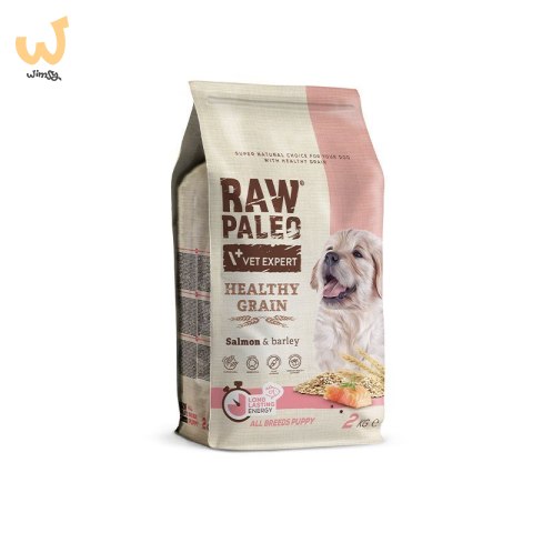 VetExpert Raw Paleo Healthy Grain Salmon&Barley Puppy - Karma sucha dla psów - 2kg
