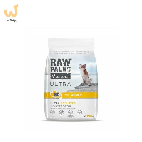 VetExpert Raw Paleo Ultra Indyk Mini Adult 750g VetExpert Raw Paleo Ultra Indyk Mini Adult 750g