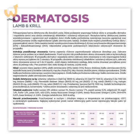 VetExpert Veterinary Diet Dermatosis dog Lamb&Krill 2kg VetExpert Veterinary Diet Dermatosis dog Lamb&Krill 2kg