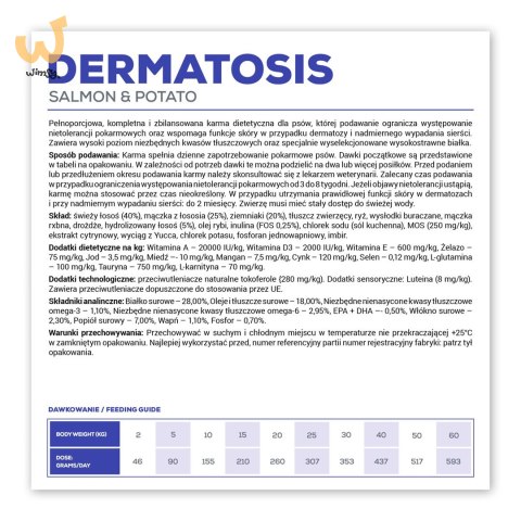 VetExpert Veterinary Diet Dermatosis dog Salmon&Potato 12kg VetExpert Veterinary Diet Dermatosis dog Salmon&Potato 12kg