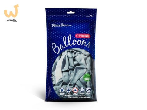 Balony Strong Misty pastelowy błękit 30cm 100 sztuk Balony Strong Misty pastelowy błękit 30cm 100 sztuk