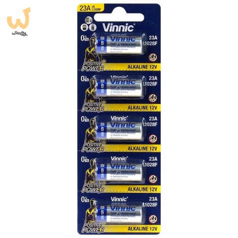 Bateria alkaiczna Vinnic 23A 23AE A23 V23GA MN21 LRV08 12V 5szt Bateria alkaiczna Vinnic 23A 23AE A23 V23GA MN21 LRV08 12V 5szt