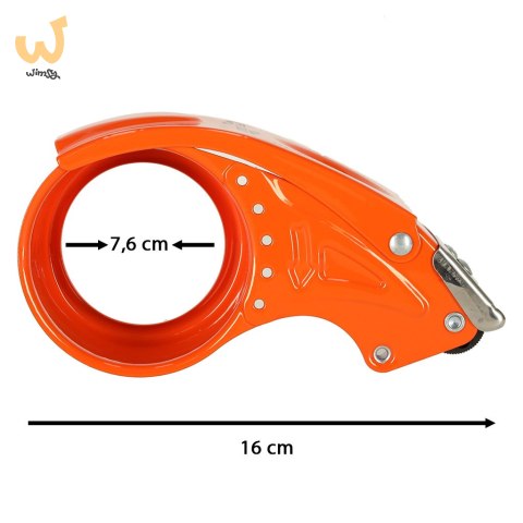 Dyspenser do taśmy klejącej zaklejarka owijarka metalowy 5cm Dyspenser do taśmy klejącej zaklejarka owijarka metalowy 5cm