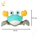 Krab pełzający interaktywny z dźwiękiem zielony