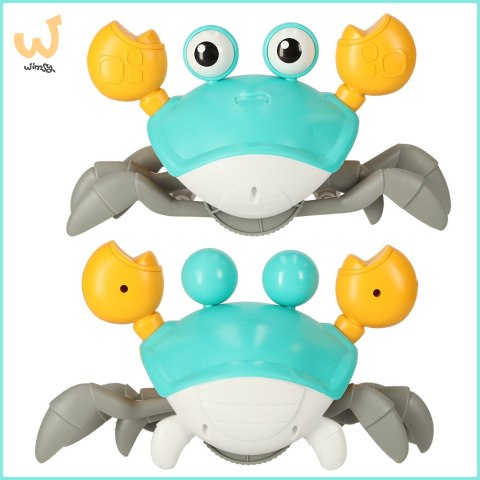 Krab pełzający interaktywny z dźwiękiem zielony Krab pełzający interaktywny z dźwiękiem zielony