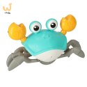 Krab pełzający interaktywny z dźwiękiem zielony