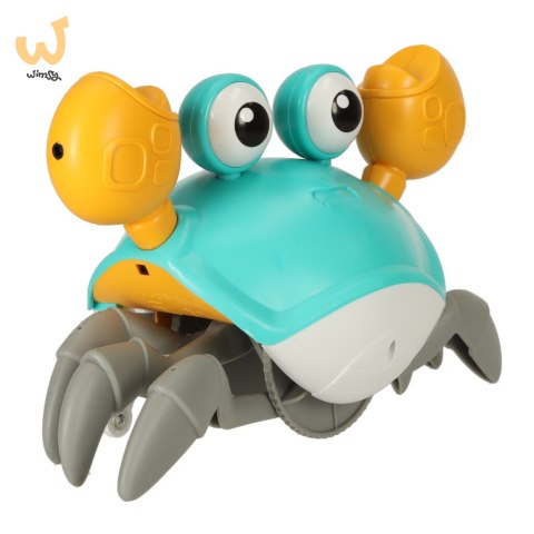 Krab pełzający interaktywny z dźwiękiem zielony Krab pełzający interaktywny z dźwiękiem zielony