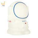 Lampka nocna dla dzieci silikonowa 8 LED USB biała astronauta