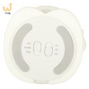 Lampka nocna dla dzieci silikonowa 8 LED USB biała astronauta