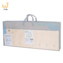 Mata edukacyjna piankowa dwustronna składana słonie alfabet 180 x 200 cm