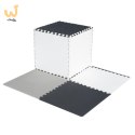 Mata edukacyjna piankowa puzzle szara 180 x 180 cm 9 elementów