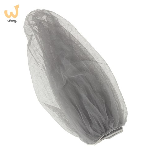 Moskitiera siatka na owady elastyczna na gumkę do wózka uniwersalna 140cm szara Moskitiera siatka na owady elastyczna na gumkę do wózka uniwersalna 140cm szara