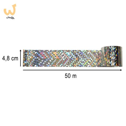 Odstraszacz ptaków taśma odblaskowa odstraszająca ptaki 4,8cm x 50m 5 sztuk Odstraszacz ptaków taśma odblaskowa odstraszająca ptaki 4,8cm x 50m 5 sztuk