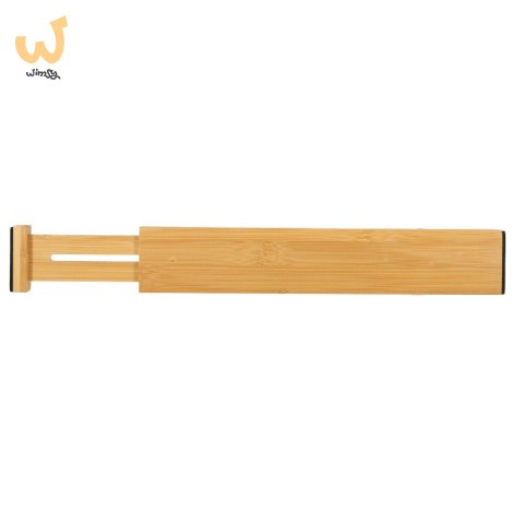Organizer do szuflady bambusowy separator regulowany na sztućce narzedzia 43cm 1 sztuka Organizer do szuflady bambusowy separator regulowany na sztućce narzedzia 43cm 1 sztuka
