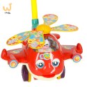 Pchacz na kiju samolot helikopter z dźwiękiem