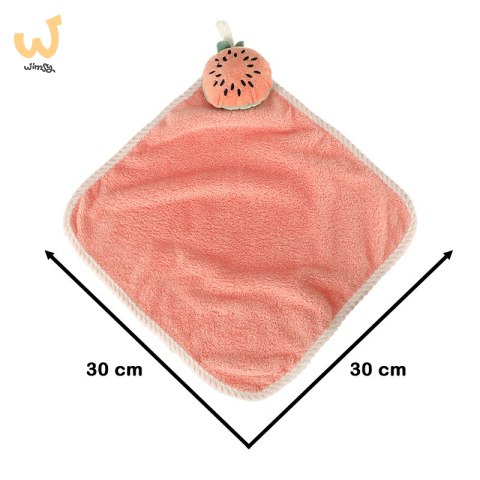 Ręcznik ręczniczek do rąk dla dzieci do przedszkola 30x30cm różowy arbuz Ręcznik ręczniczek do rąk dla dzieci do przedszkola 30x30cm różowy arbuz