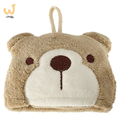 Ręcznik ręczniczek do rąk dla dzieci do przedszkola 42x25cm brązowy miś Ręcznik ręczniczek do rąk dla dzieci do przedszkola 42x25cm brązowy miś
