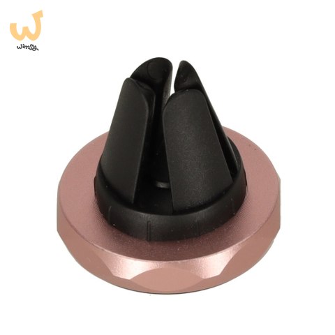 Uchwyt magnetyczny do telefonu holder samochodowy na kratkę wywiew różowy Uchwyt magnetyczny do telefonu holder samochodowy na kratkę wywiew różowy
