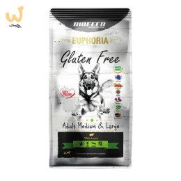 BIOFEED Euphoria G-F psy MID&MAXI jagnięcina 12kg