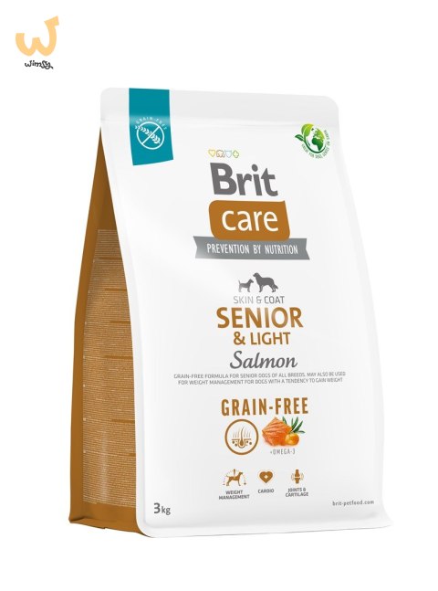 BRIT Care Grain-Free Senior & Light Salmon - sucha karma dla psa - 3 kg BRIT Care Grain-Free Senior & Light Salmon - sucha karma dla psa - 3 kg