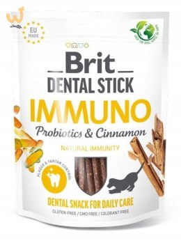 BRIT Dental Stick Immuno Probiotics & Cinnamon - przysmak dla psa - 251 g
