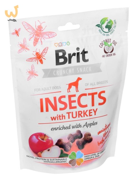 Brit Care Dog Insect&Turkey - Przysmak dla psa - 200 g Brit Care Dog Insect&Turkey - Przysmak dla psa - 200 g