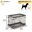 FERPLAST Superior 75 - klatka dla psów - 77 x 51 x 55 cm
